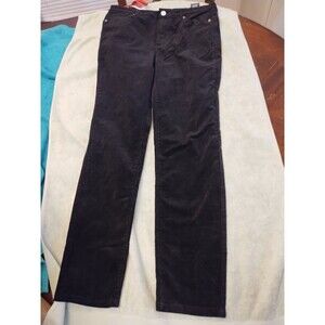 Well Worn Women’s High Rise Soft Corduroy Skinny Pts, Size 8/29, Black New/W Tag